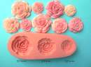 Rose Assortment Silicone Mould